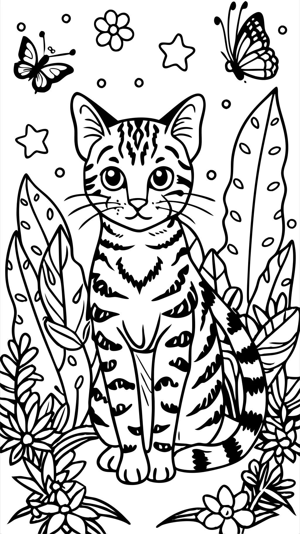 coloriage des bengals